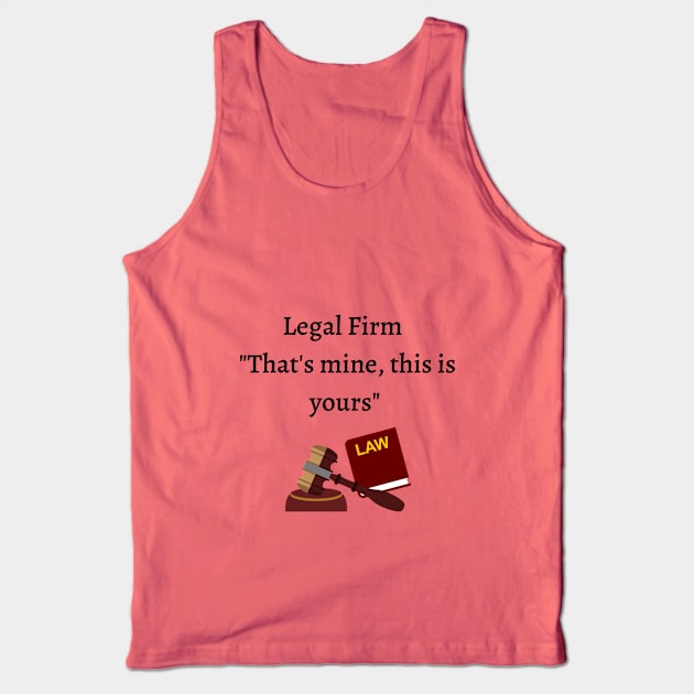 When Harry met Sally/Law FIrm Tank Top by Said with wit